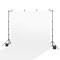 Adjustable Backdrop Stand Carbon Steel Photography Studio Frame